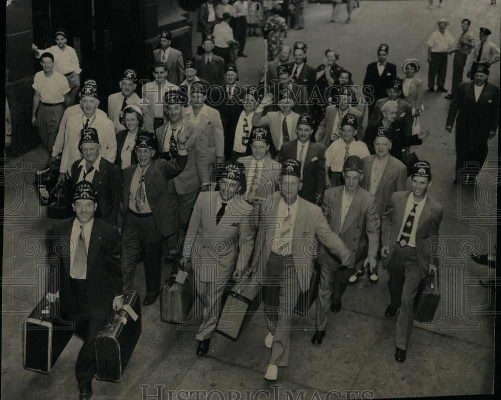 1949 Shriner Convention Pyramid Temple - Historic Images