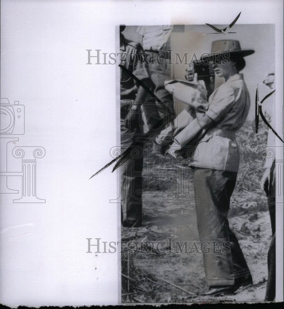 1961 Press Photo Queen Elizabeth Visits India - Historic Images