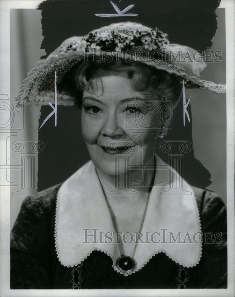 1963 December Bride Actress Spring Byington - Historic Images