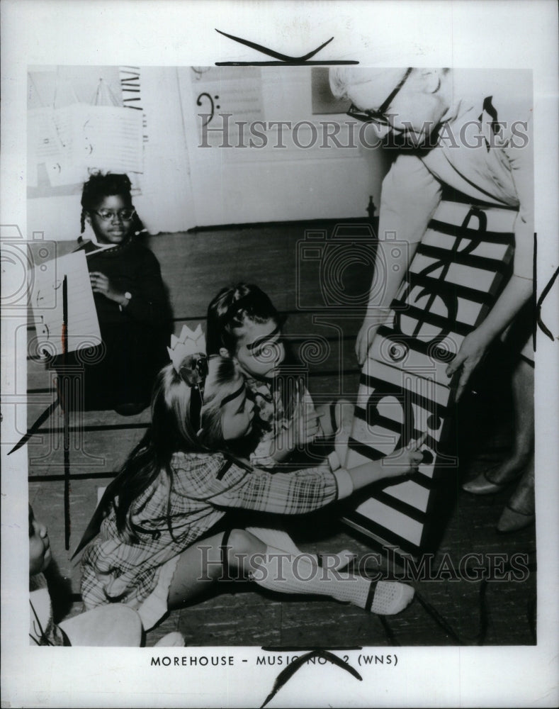 1969, music taught young girls photograph - RRU36499 - Historic Images