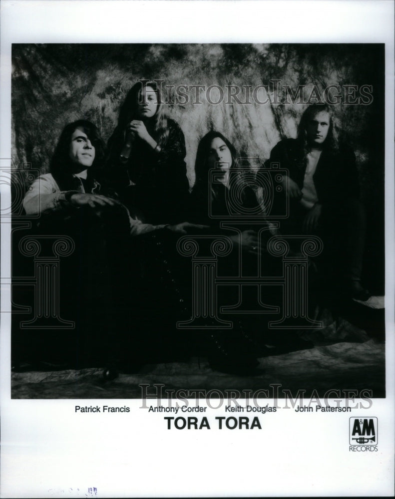 1992 Press Photo Hard Rock Band Tora Tora - Historic Images