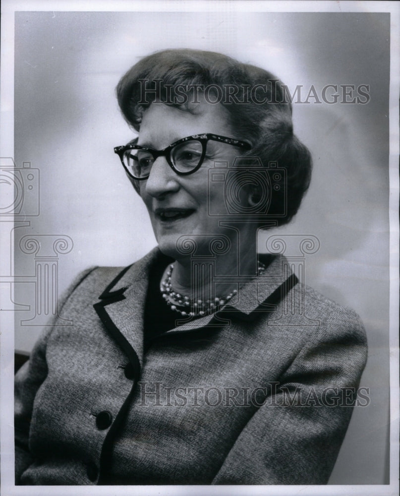 1966 Press Photo Miss Margaret Shetland School Nurse - RRU37121 - Historic Images