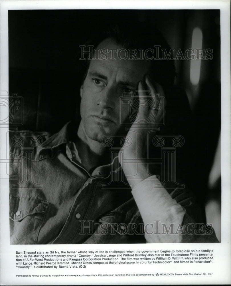 1988 Sam Shepard Actor Director Country Gil - Historic Images