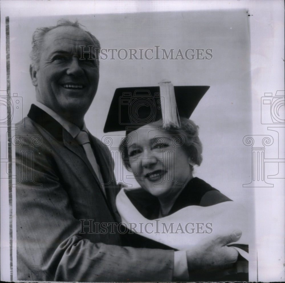 1961 Press Photo Star Mary Pickford Honorary Degree - RRU37507 - Historic Images