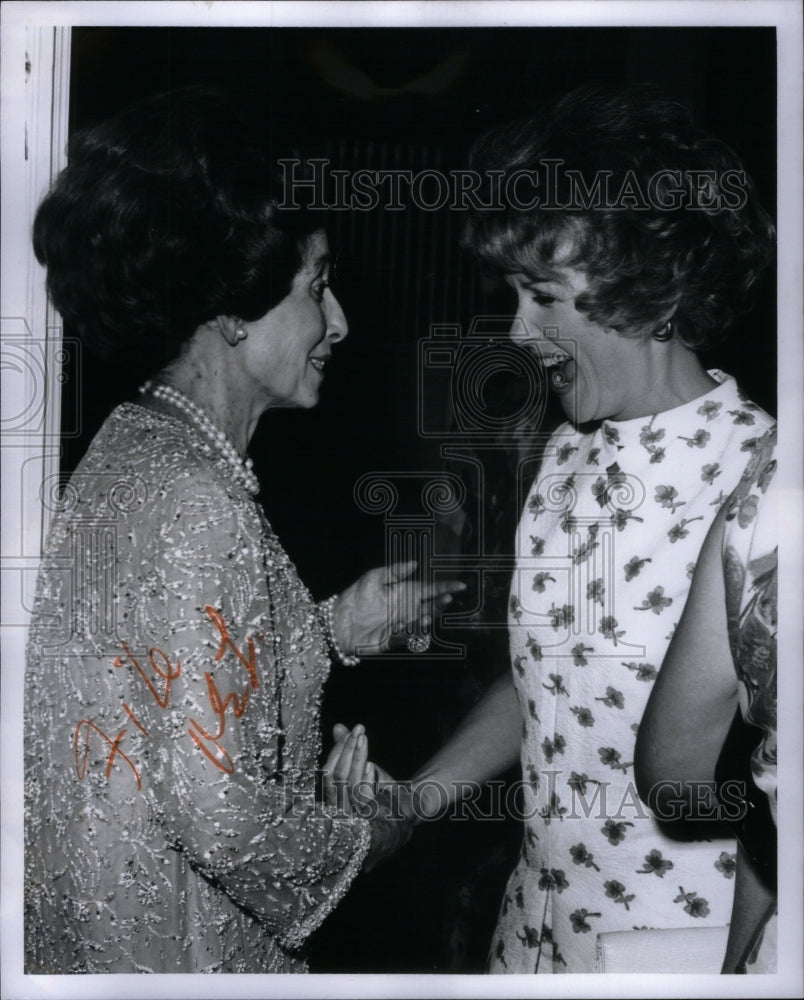 1967, Paul G. Hoffman Jack Valenti Wife - RRU37587 - Historic Images