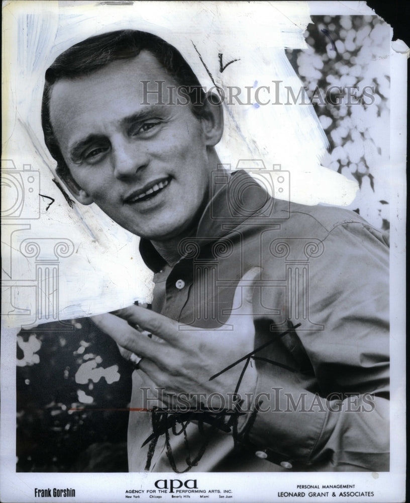 1973 Press Photo Frank John Gorshin actor comedian - Historic Images