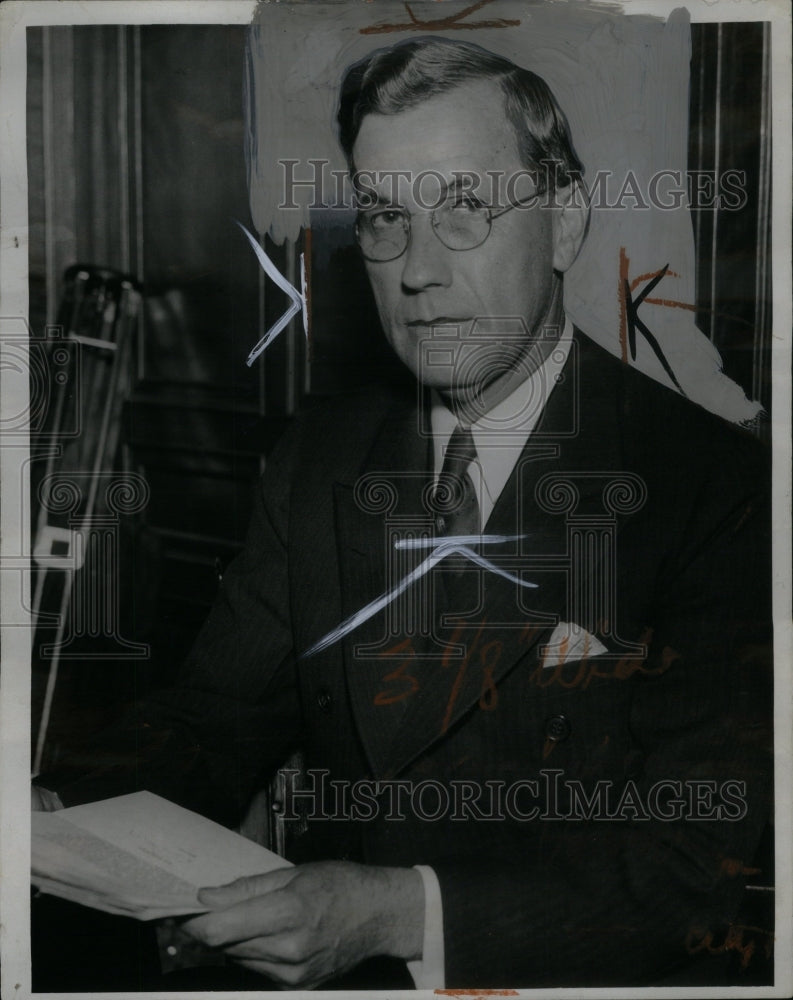 1938 Arthur J. Lacy Detroit Attorney Judge - Historic Images