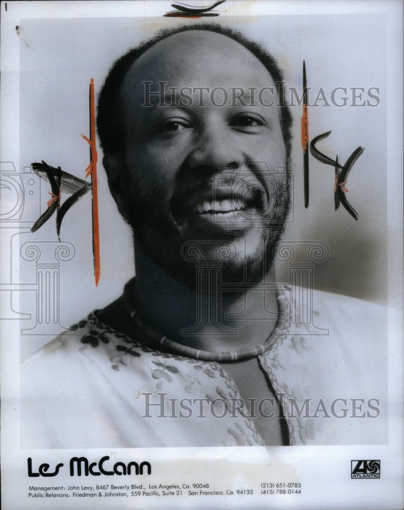 1975, Musician Les McCann - RRU37861 - Historic Images