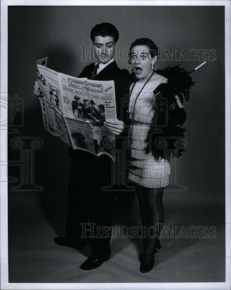 1991 Press Photo Sean-Allen Krill, Jamie Warrow revels - RRU37941 - Historic Images