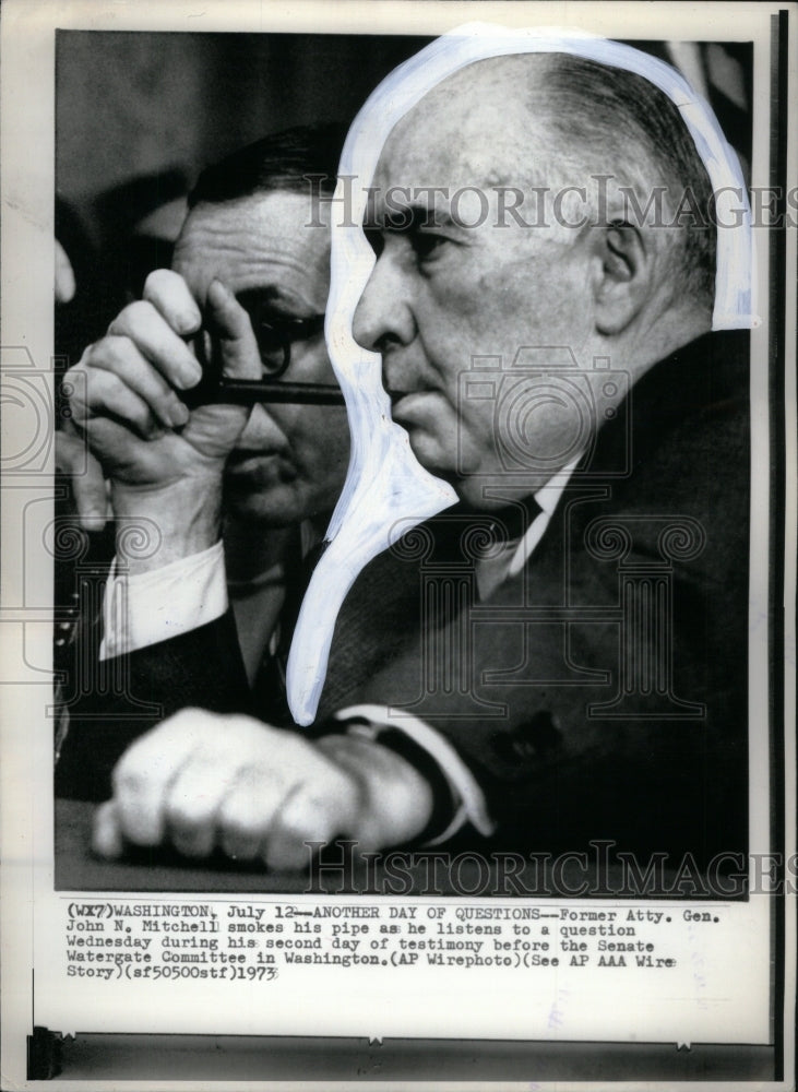 1982, Former Atty. General John N. Mitchell - RRU38101 - Historic Images