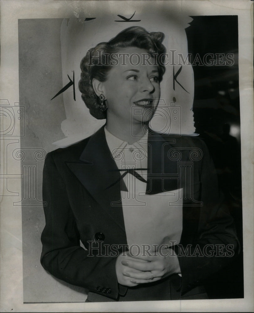 1951 Mrs Frank Green Formerly Baroness Von - Historic Images