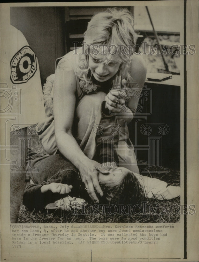 1973 Press Photo Anguished Mrs Kathleen Zetzsche Lane - RRU38387 - Historic Images