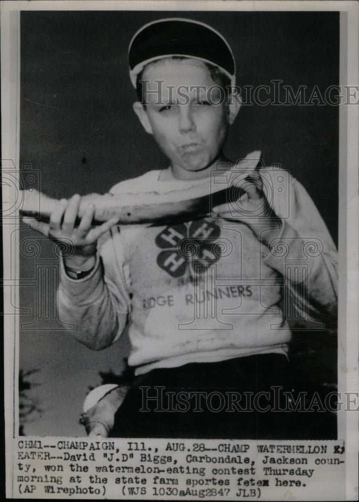 1947, Champ Watermellon Eater Jackson County - RRU38587 - Historic Images