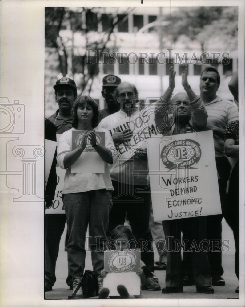 1989 United Electrical Workers Mandy Cohen - Historic Images