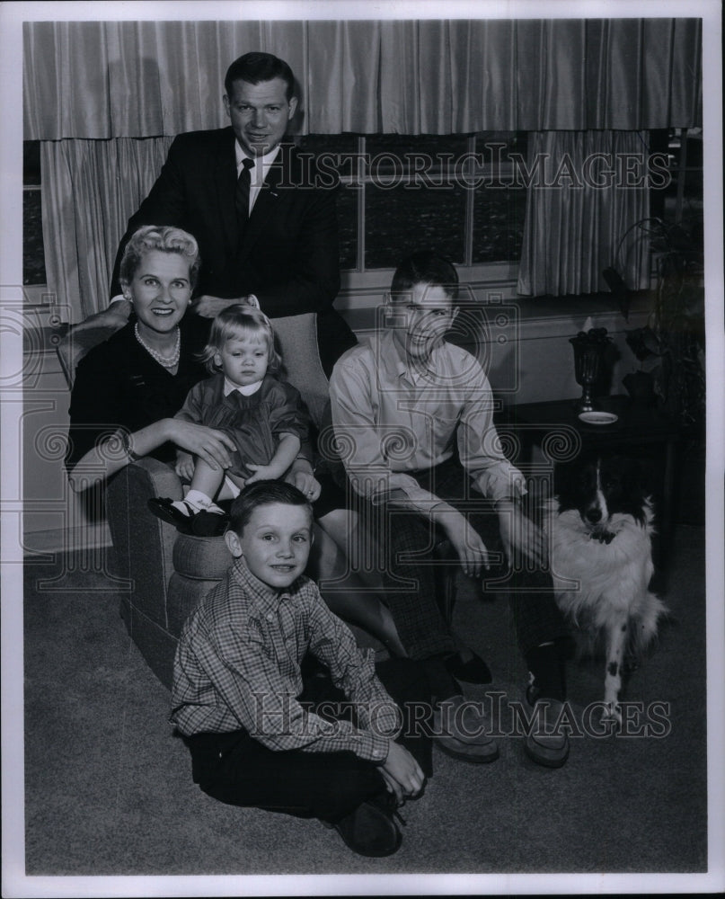 1960 Michigan Governor John Swainson Family - Historic Images