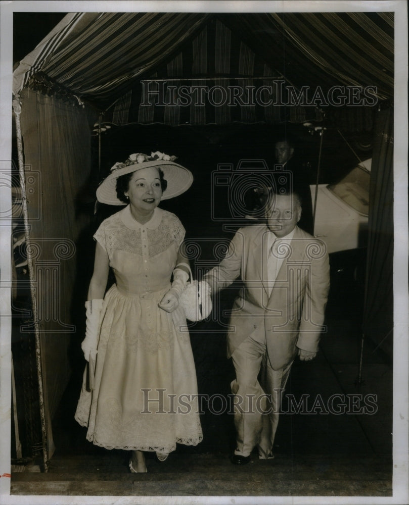 1956 Press Photo Mrs Arthur Summerfield postmaster wife - RRU38853 - Historic Images