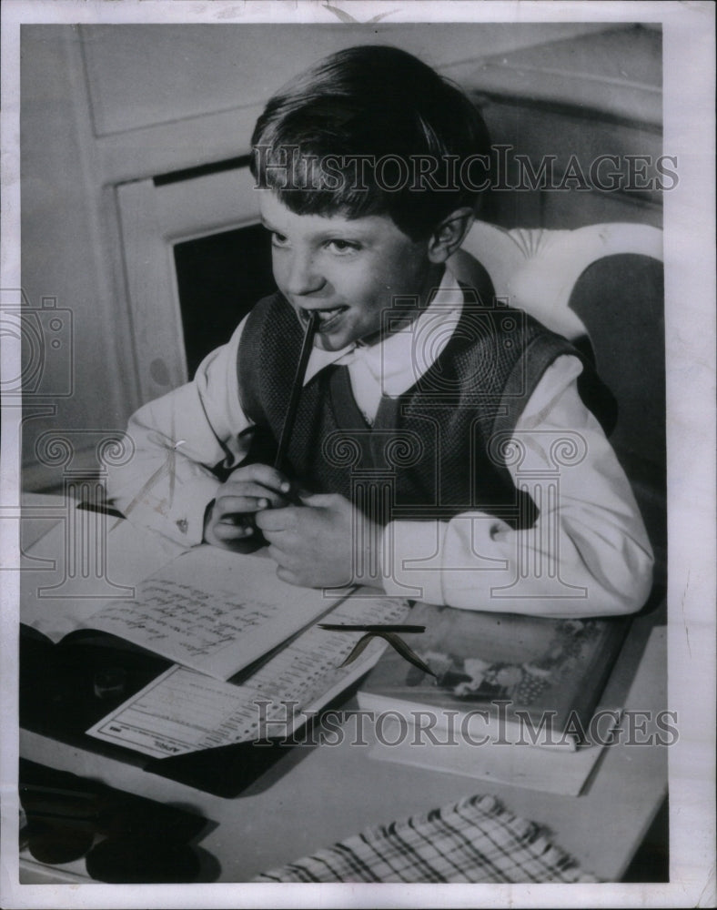 1955 Press Photo Sweden Crown Prince Carl Gustav School - Historic Images