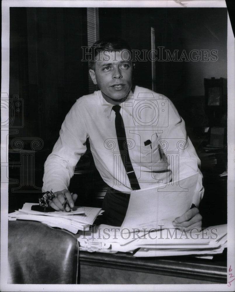 1965, Joseph Swallow lawyer Alpena Michigan - RRU38985 - Historic Images