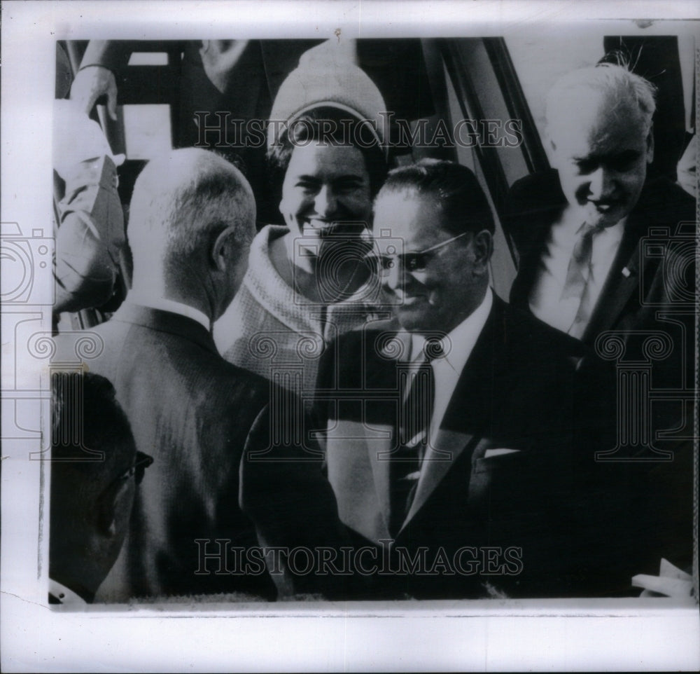 1963 Marshal Tito Wife Gerorge F. Kennan - Historic Images