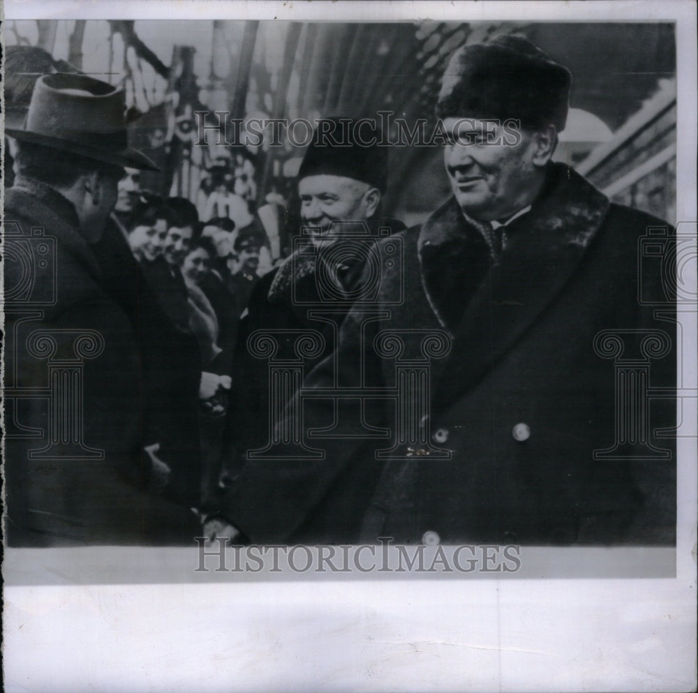 1962 Press Photo Nikita Khrushchev Marshal Tito Army - Historic Images