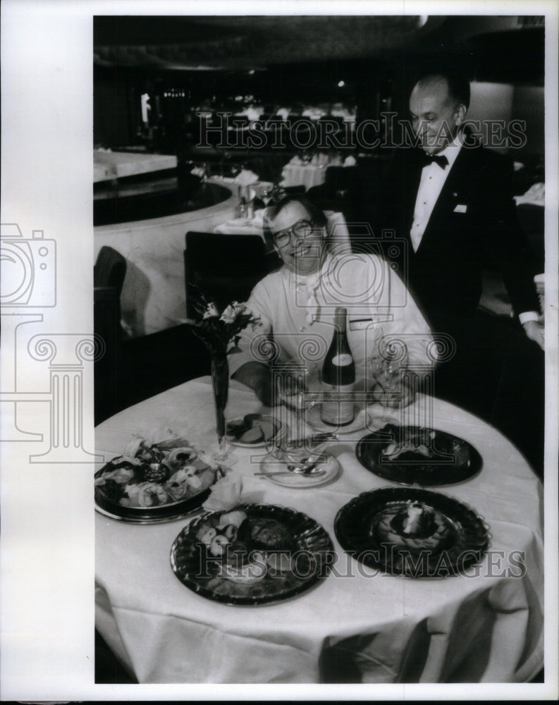 1986 Chef Tomas appetizers Joseph numbered - Historic Images