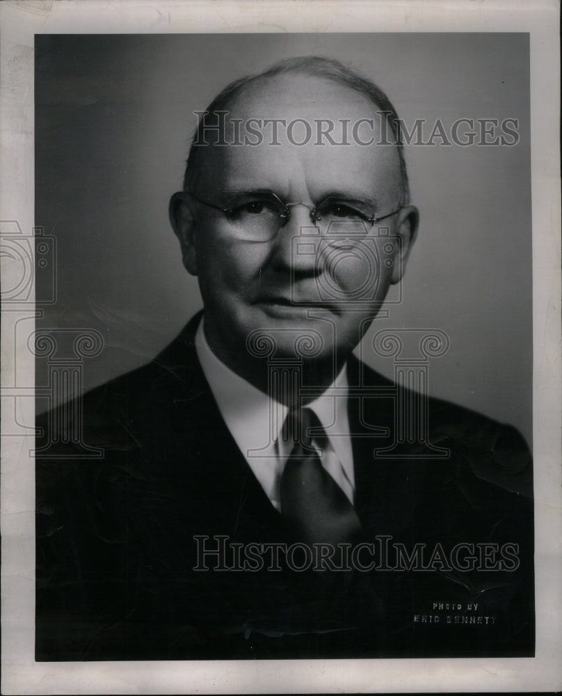 1949 Press Photo Robert M Toms Circuit Judge Judicial - Historic Images