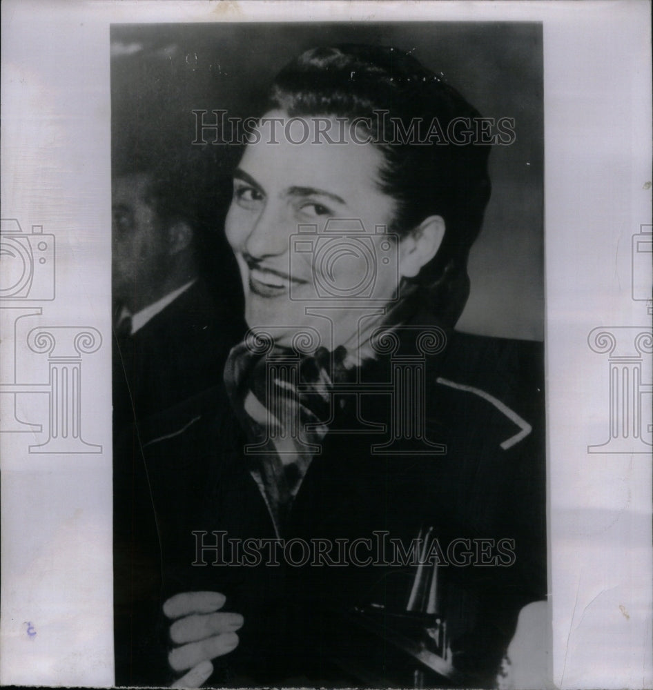 1952, Mrs Josip Tito Wife Yugoslav Dictator - RRU39531 - Historic Images