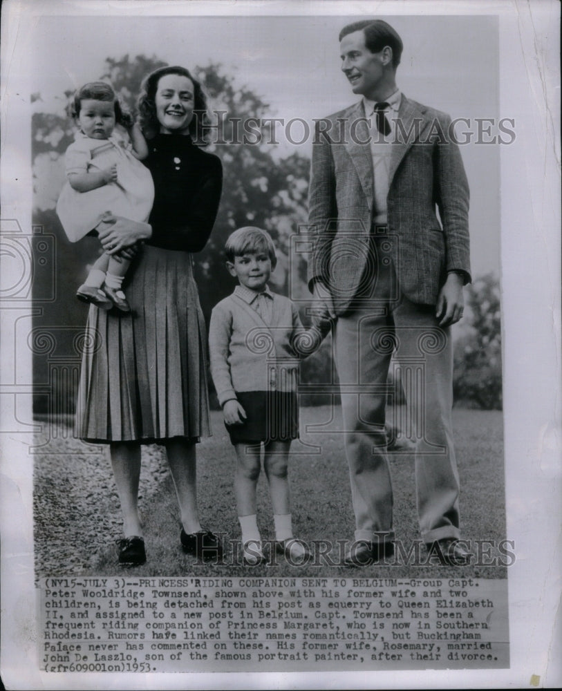 1953, Peter Wooldridge Townsend Wife Family - RRU39641 - Historic Images