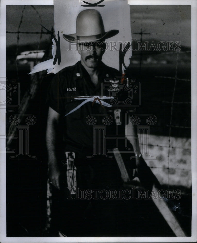 1967, Gallong Hat Handle Bar Mustache Foltz - RRU39811 - Historic Images