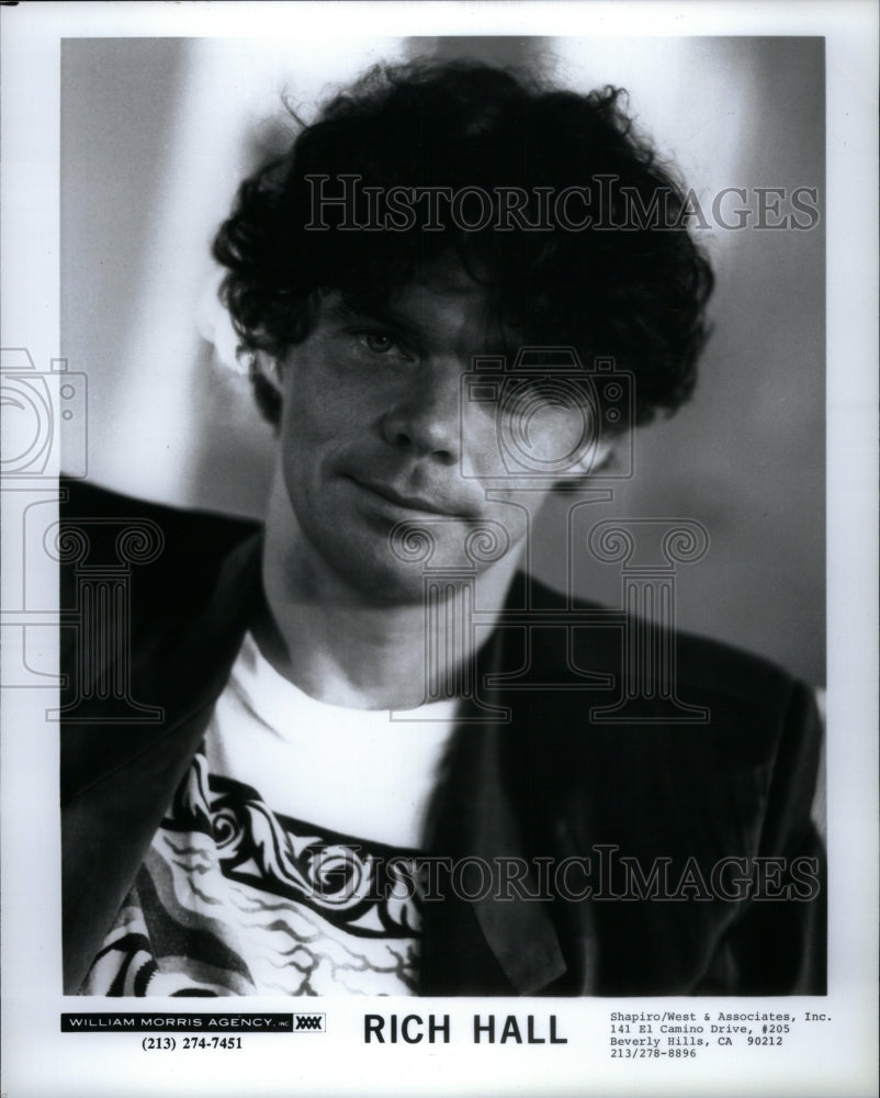 1992 Richard Rich Hall American Comedian - Historic Images