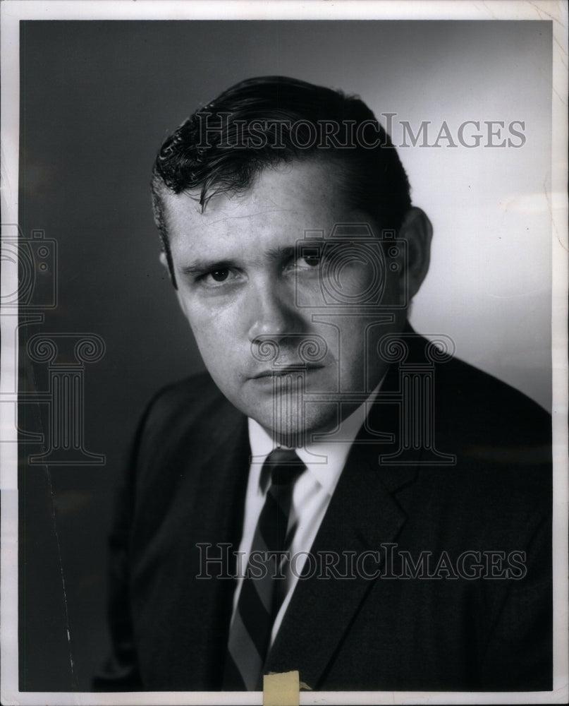 1967 Press Photo Tom Greene television broadcaster - RRU40477 - Historic Images