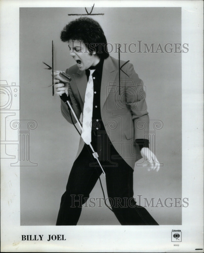 1980 Press Photo Billy Joel American Musician Pianist - RRU40589 - Historic Images