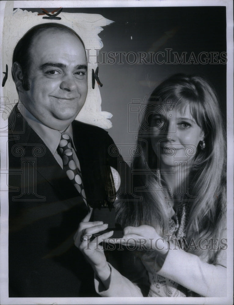 1970 Press Photo Actors James Coco And Blythe Danner - Historic Images