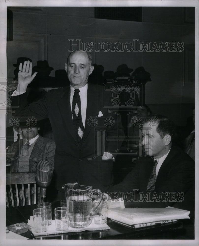 1952, Labor leader Patrick F. Rice - RRU40717 - Historic Images