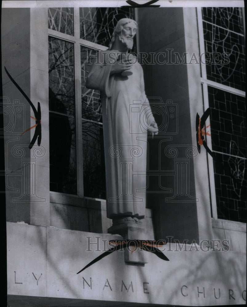 1957 Press Photo Holy Name Church Roman Catholic Church - RRU41107 - Historic Images