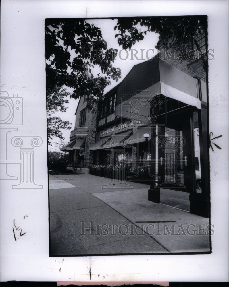 1979 Press Photo Merill Street Restaurant Birmingham MI - Historic Images