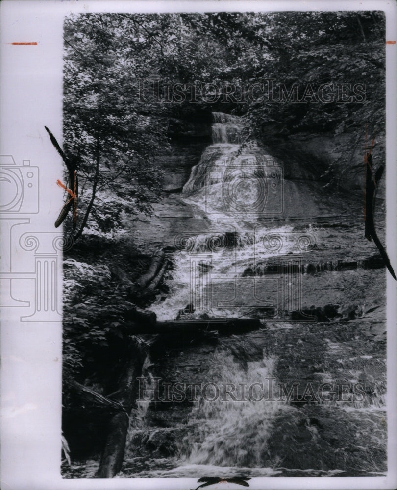 1962, Chapel Sall Waterfall Michigan - RRU41359 - Historic Images