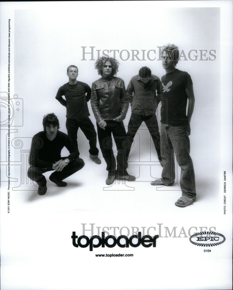 2001 Press Photo Toploader Alternative Rock Epic Record - RRU41575 - Historic Images