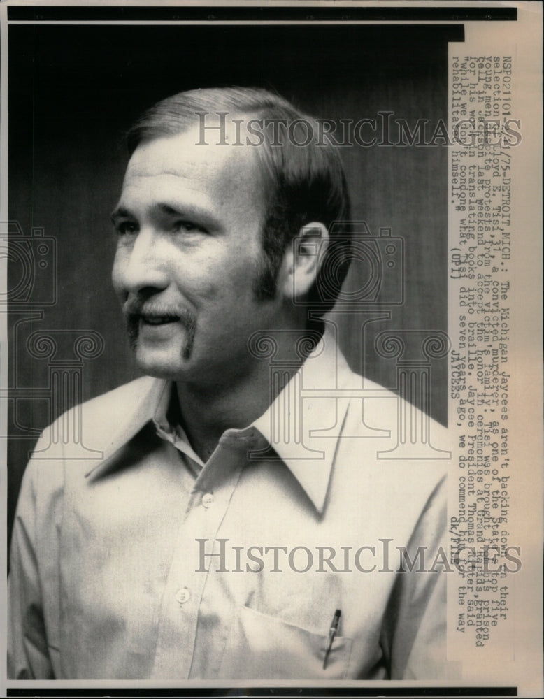 1975, Lloyd E Tisi Murderer State Top Five - RRU41711 - Historic Images