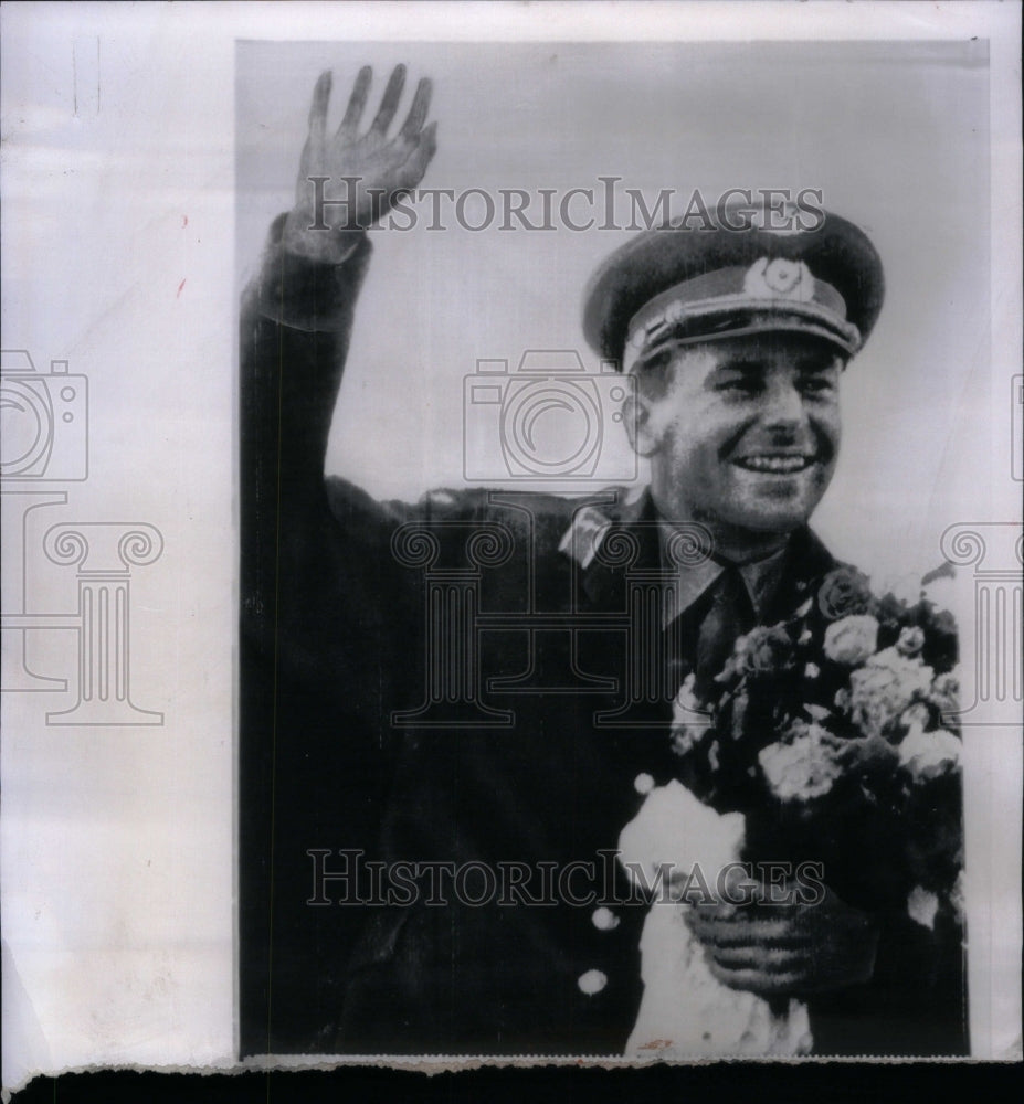 1961, Russian hero Soviet spaceman Gherman - RRU41743 - Historic Images