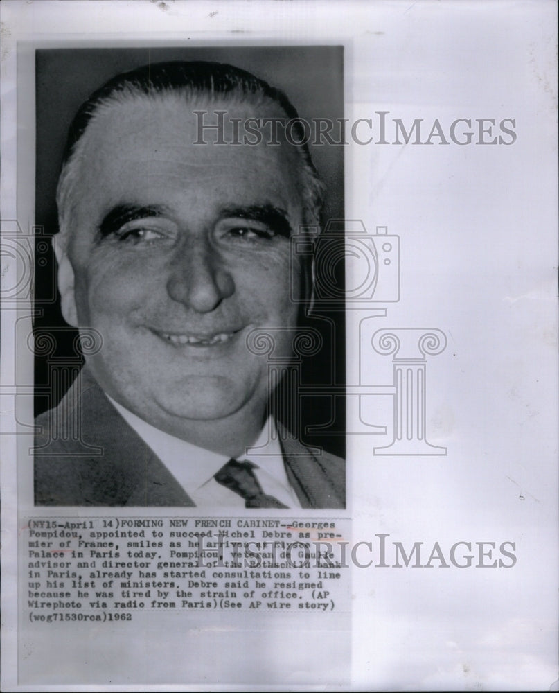 1962, Georges Pompidou Premier France - RRU41783 - Historic Images