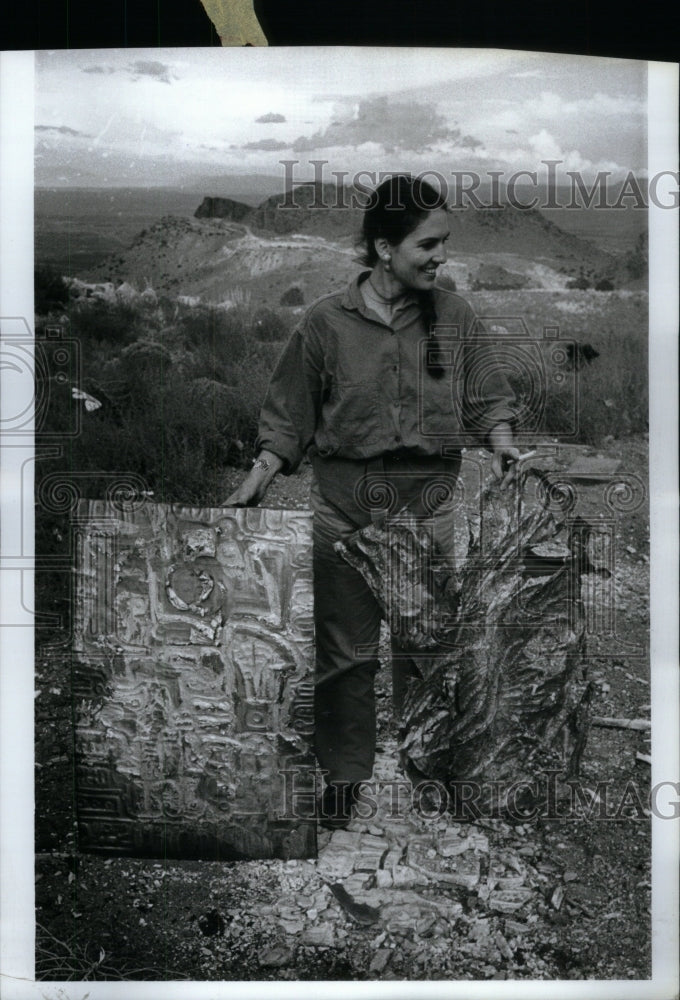 1986 Press PhotoMetal Art Socorro New Mexico Blast Site - RRU42175 - Historic Images