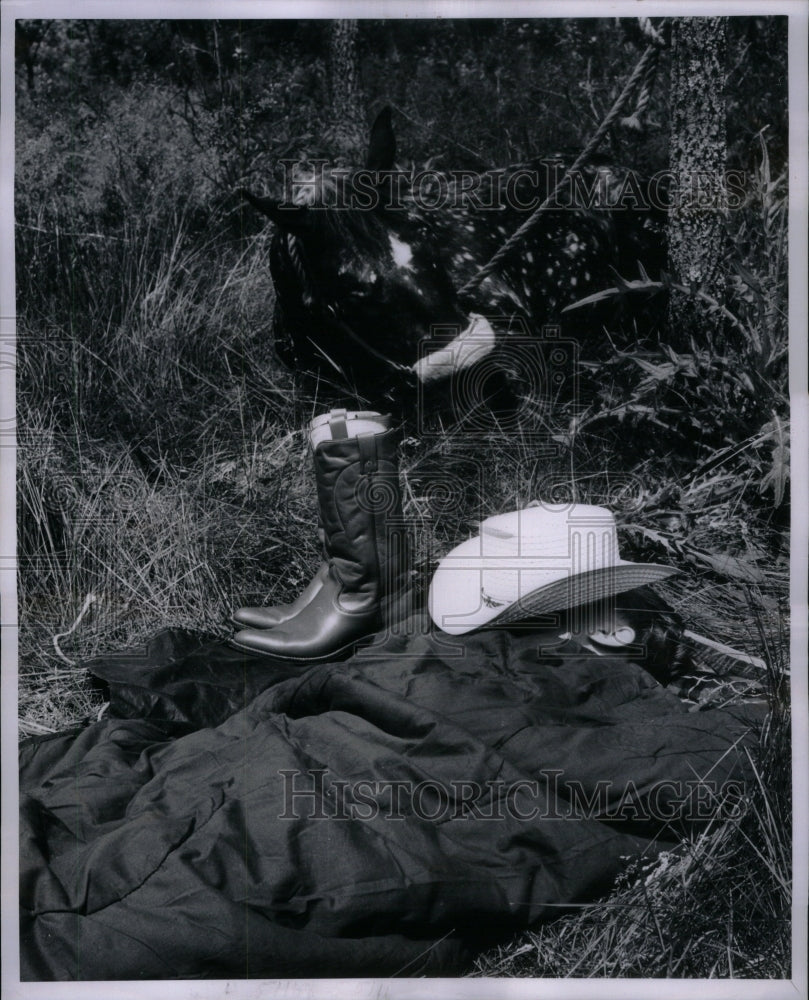 1963, Pony Rider Resting - RRU42249 - Historic Images