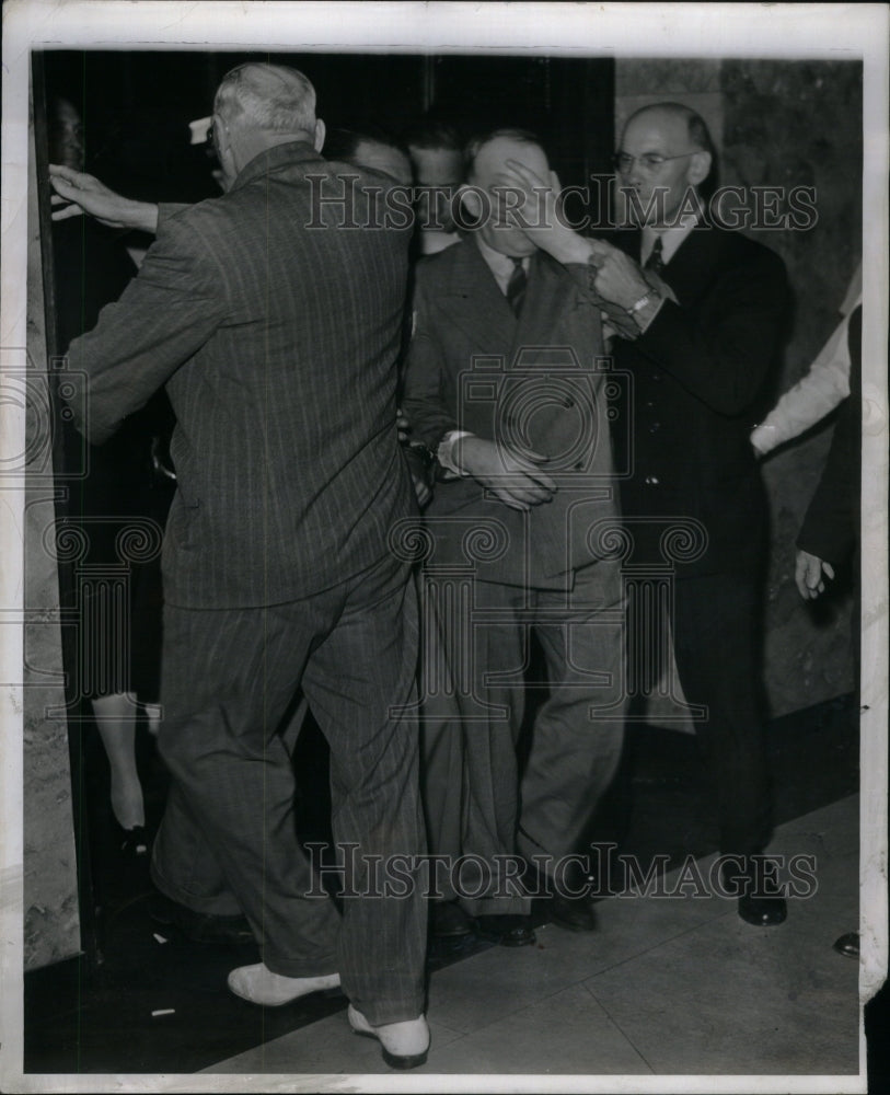 1942 Press Photo Max Stephan Hans Krug Treason Detroit - Historic Images