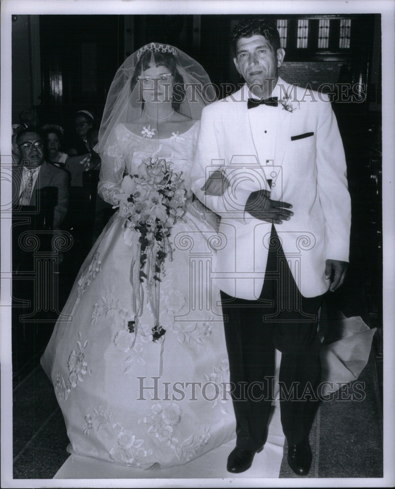 1959 Carl Stellato Rosalee Bride - Historic Images