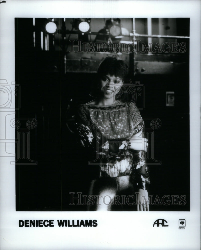 1988 Press Photo Entertainer Deniece Williams Publicity - RRU43119 - Historic Images