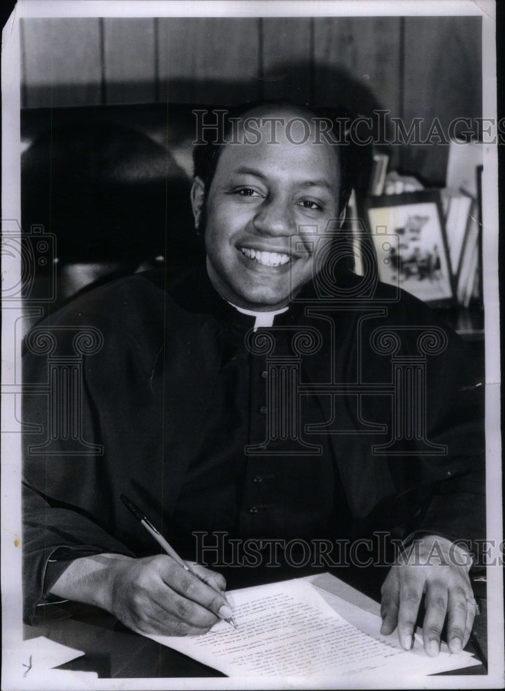 1973, Father Frederick B Willams St Clements - RRU43219 - Historic Images