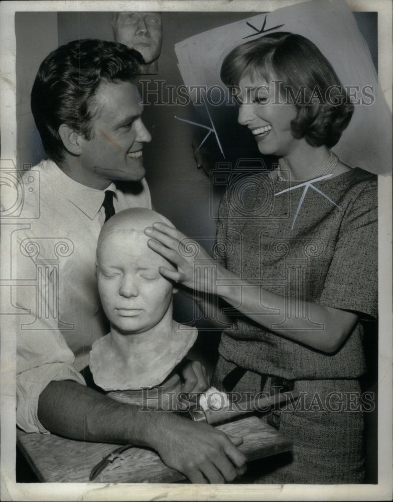 1962 Actress Leachman and Ericson - Historic Images