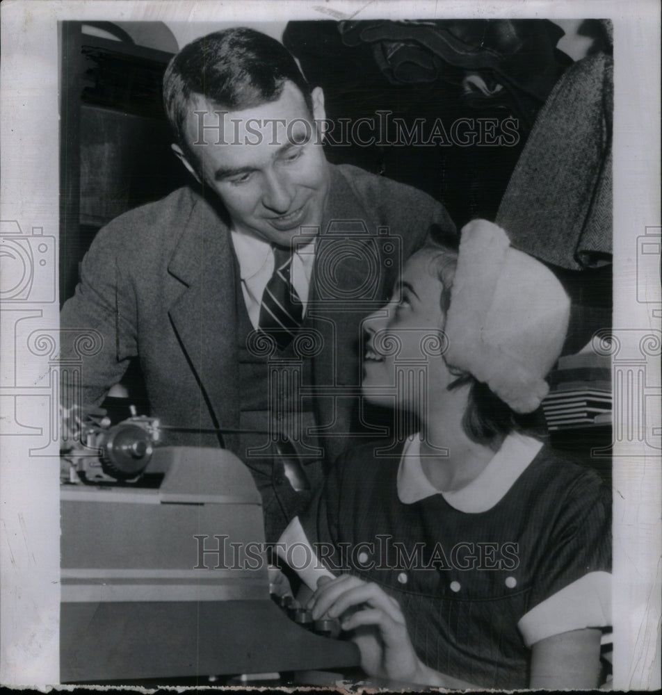 1954 Press Photo Harrison A. Williams Congressman N.J. - Historic Images