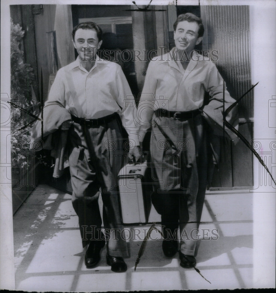 1954 The Flying Finn Twins,Charles &amp; George - Historic Images